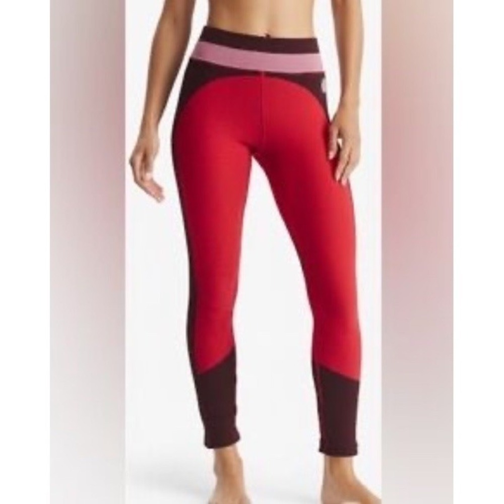 Free People Movement Leggings Colorblock XS Ribbed